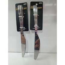 Metal Yemek Ve Kahvaltı Bıçağı 6 Adet Metal