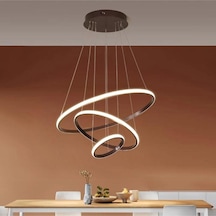 3lü Halka Model Sarkıt Modern Led Beyaz Işık Ultra Powerh