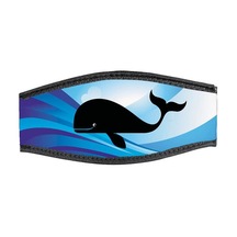 BestDivers Maske Arkalığı WHALE Neopren Velkrolu Siyah
