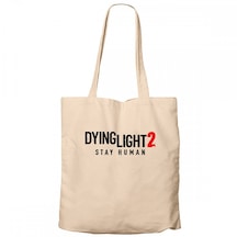 Dying Light 2 Logo Krem Kanvas Bez Çanta