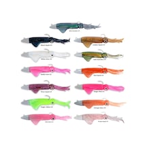 Gt-bio Combo Kalamy Squid 175 - 90gr Silikon Yem - Magic Yellow Uv