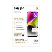 Galaxy M56 Uyumlu Şeffaf Nano Kırılmaz Hidrojel Ekran Koruyucu Astakos