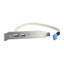 8150 Anakart 9 Pin Pci Kasa İçi Usb 2 Port Kablosu Hub Çoklaycı. Giriş Anakart Üzerindeki 9-pin Usb 2.0 Header-çıkış2x Usb 2.0 Type-a Dişi Arka Panelde
