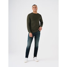 LOFT Regular Fit Erkek Kazak Lf2036897 Q1.v1 Haki