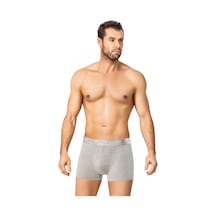 Erkek Boxer Bamboo Gri