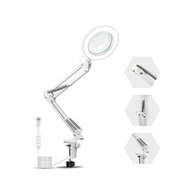 Katlanabilir Led Işıklı Masaüstü Büyüteç - Ayarlanabilir
