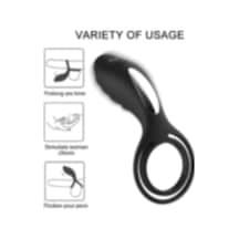 Erofoni Yeni Nesil Usb Şarjlı Su Geçirmez 7 Mod Titreşimli Süper Teknolojik Penis Halkası