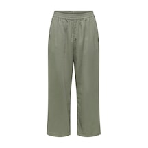 Only Kadın Onlarıs Beli Lastikli Bilek Boy Pantolon 15364124 Haki