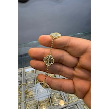 3 Lü Yonca Bileklik Altın