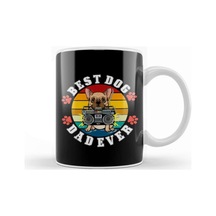 Best Dog Dad Ever Funny Ddj Köpek Kupa Bardak Porselen Karışık