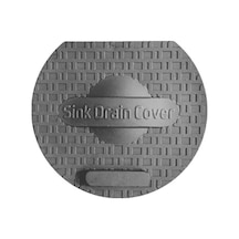 Tineke Lavabo Kötü Koku Giderici Önleyici Silikon Mat Sızdırmaz Lavabo Tıkacı Lavabo Tıpası Evye Kapağı Gri Çok Renkli
