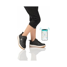 Siyah Gps Takip Özellikli Unisex Çocuk Spor Ayakkabı Follow F