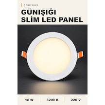 Onerous Günışığı Led Işık, 18w, 220v Sarı
