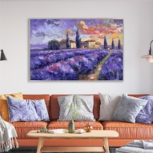 Yağlı Boya Dokulu Tablo Modern İstanbul Manzarası Gümüş Çerçeveli U06028-178993