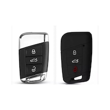 Gma Keys Passat B8 Ve Super B Siyah Renk Silikon Anahtar Koruma Kılıfı
