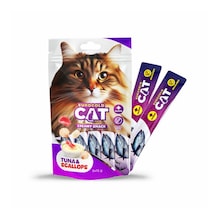 Euro Gold Cat Ton Balığı Ve Deniz Tarağı Aromalı Sıvı Kedi Ödülü 5x15gr