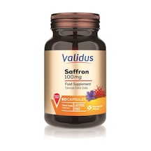 Validus Saffron 100 Mg %2 Safranal 60 Capsules
