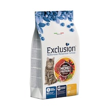 Exclusion Monoprotein Sığır Etli ve Narlı Düşük Tahıllı Yetişkin Kedi Maması 12 KG