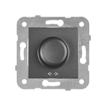 Viko Novella/trenda Füme Pro Dimmer Rl 20 500w Mekanizma Ve Düğme/kapak Sku: Smg8690010125828