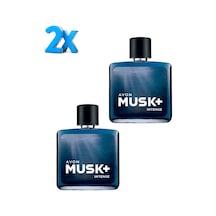 Avon Musk+ Intense Erkek Parfüm EDT 75 ML x 2