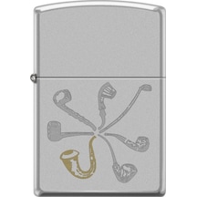 Zippo Pipe Collage Çakmak Çok Renkli