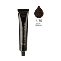 Perfect Shine Permanent Profesyonel Saç Boyası 100 ML Sıcak Kestane / Kızıl Kestane Brown Mahogany