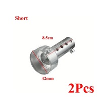 Hightower 2 Parça 42mm Ayarlanabilir Egzoz Susturucu - Off-road Motosiklet İçin Dayanıklı Ses Azaltıcı