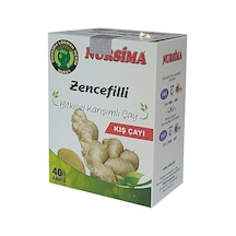 Nursima Zencefilli Bitkisel Karışımlı Çay 40 'lı Süzen Poşet