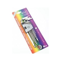 Knc 9 Parça Inox Bombeli Allen 1,5-10 Mm
