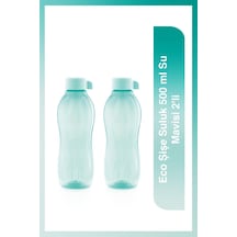 Tupperware Eco Şişe Suluk 500 Ml Su Mavisi 2'li Mavi
