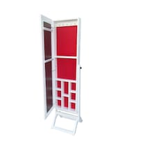 Boy Ayna Takı Dolap Model Ahşap Parlak Boya Boya Natüre Klasik Ah Ahşap