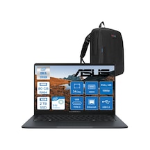 Asus ExpertBook B1 B1403CVA-I516G512B1DH27 i5-1334U 80 GB 2 TB SSD 14" W11H Dizüstü Bilgisayar + Zetta Çanta