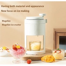 Wondernest Traş Manuel Manuel Makinesi, Kırıcı, Jialan Ev Buz Buz Beyaz Nv Beyaz