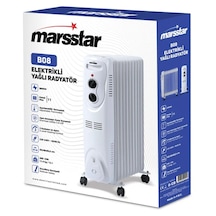 Marsstar B 08 Termostatlı Yağlı Radyatör