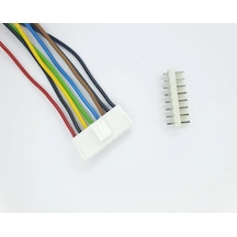 Sanec 3,96mm Kilitli 8 Pin Kablolu Konnektör Takım 30cm - 0,50mm - Çift Taraflı