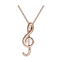 Ariş Müzik Nota Sembolü Altın Kolye