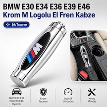 Bmw E30 E34 E36 E39 E46 Krom M Logolu El Freni Kabzası Sportif El Fren Kolu