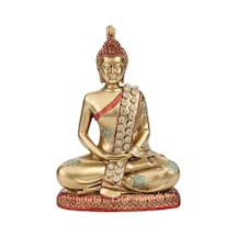 Suntek Tayland Buda Heykeli Çiftlik Evi Tatil Yemek Odası 14x7.5x19.5 Cm