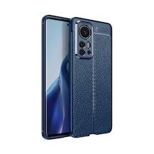 Xiaomi Mi 12 Pro Kılıf Deri Görünümlü Renk Atmayan Dayanaklı Silikon Kapak Niss