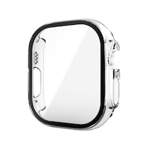 Apple İle Uyumlu Watch Ultra 49mm Kasa Ve Ekran Koruyucu Watch Gard 20 Renksiz Çok Renkli