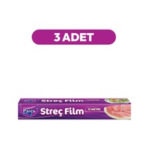 Streç Film 15 Metre X 3'lü Ekonomik Set