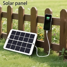 Xuweiwei 1 Adet 3w Monokristal Silikon Güneş Paneli Yenilenebilir Enerji Taşınabilir Şarj Cihazı Telefon Tablet Fan İçin