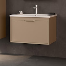 Orka Clay 65 Cm Mdf Sahra Banyo Dolabı Alt Modül Ve Lavabo Çok Renkli