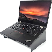 Metal Laptop Standı Notebook Soğutucu Laptop Sehpası Siyah
