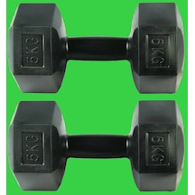 2 Adet X 5 Kg Moccadiamond 2 Adet X 5 Kg Dambıl Seti Vucut Geliştirme Aleti 2x5 Kg