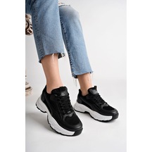 Mcdark Milano Kadın Siyah Beyaz Sneaker