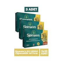 Sjomann's D3 Çiğnenebilir Jel 30 Tablet 3 Adet