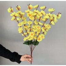 Rüzgar Yapay Çiçekçilik 40 Cm Bahar Dalı Sarı