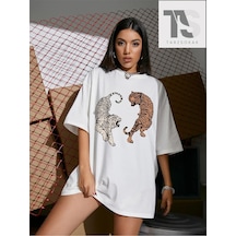 Startmore Petıte Karakter Tasarımlı Baskılı Kadın Tişört Siyah