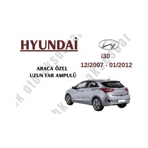 Hyundai İ30 12/2007 - 01/2012 Araca Özel Uzun Far Ampulü H7